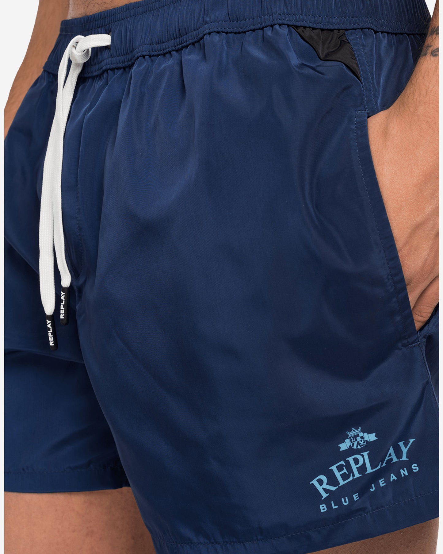 Replay Blue Jeans Swimming Trunks