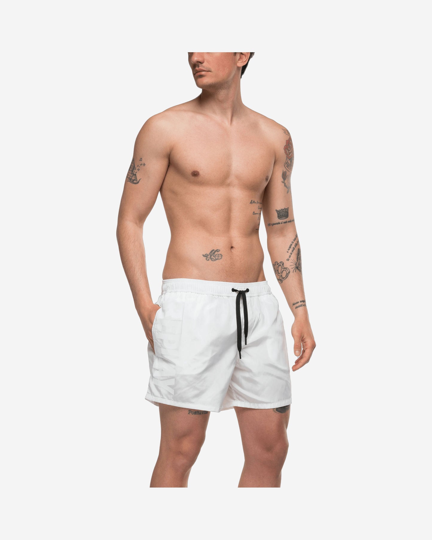 Solid-Coloured Replay Swimming Trunks