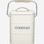 Ln Compost Bin 3 Litre Steel Cream