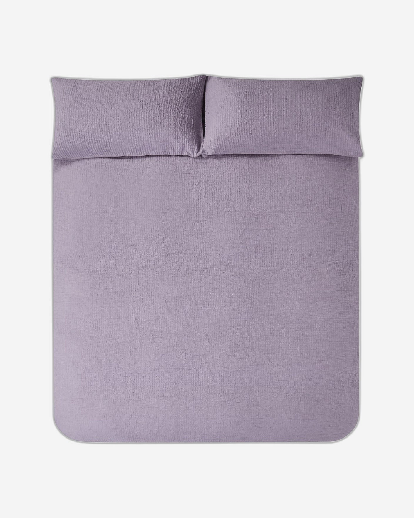 Jasper Conran "Double Weave" Duvet Cover Set in Lavender Grey