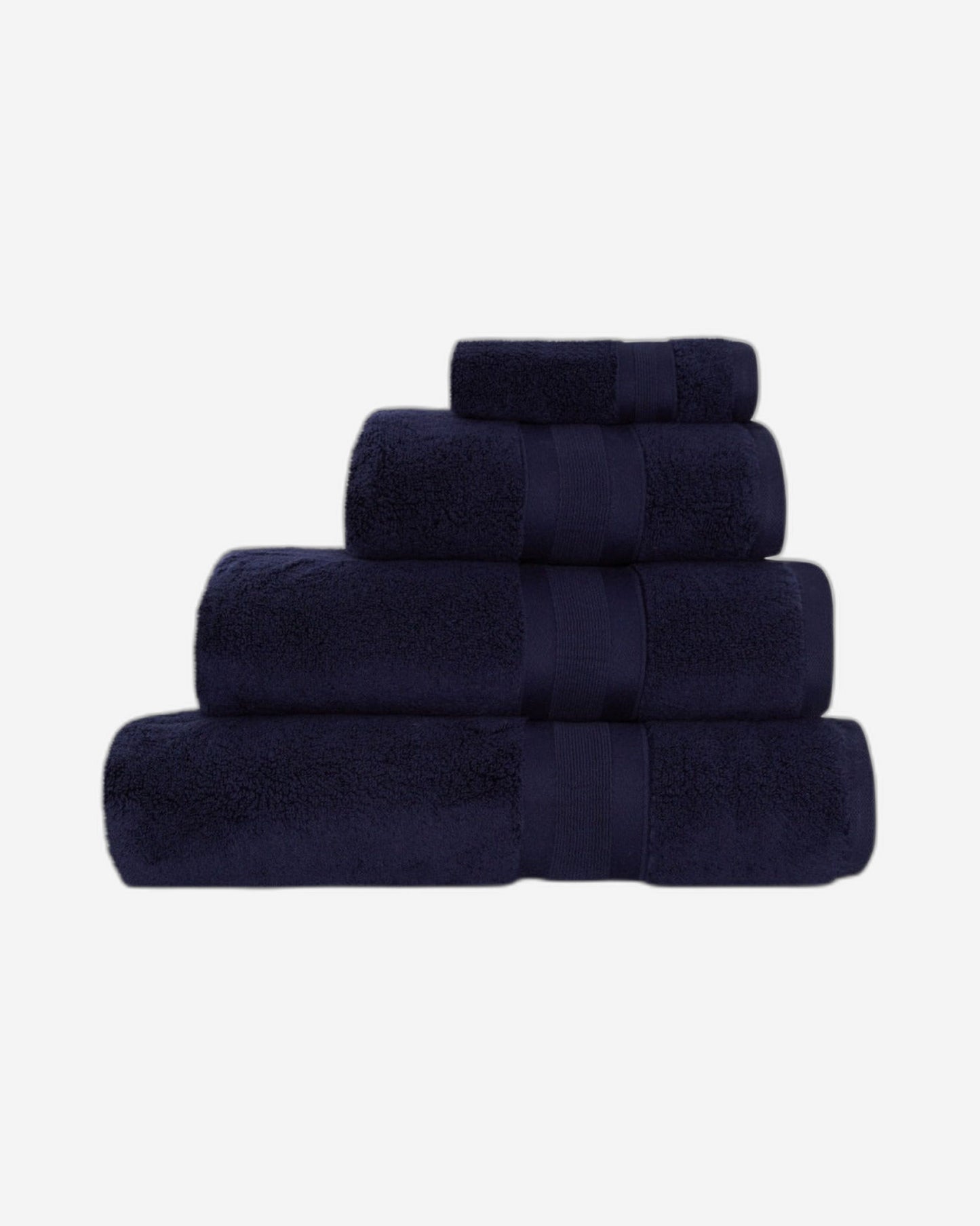 Jasper Conran "Zero Twist Cotton" Bath Towels Collection in Navy