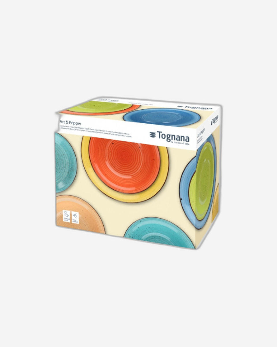 Tognana Dinner Set 18Pc Louise Art & Pepper