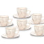 Tognana Coffee Cup & Saucer Set 6Pc