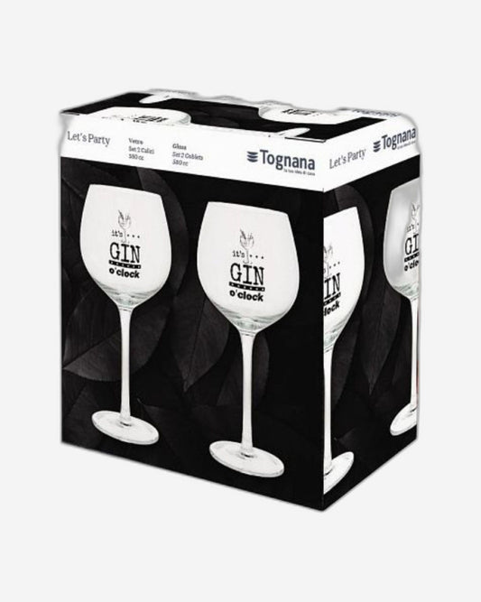 Tognana Sets 2 Gin Tonic Goblets Cc420 - Let'S Party Gin Tonic