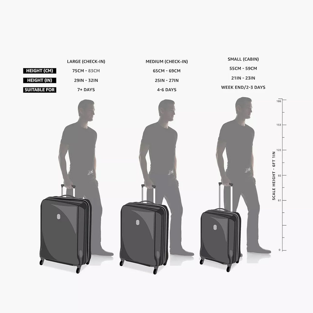 Delsey Paris Securitech Dune 3Piece SET 55+70+82cm Hardcase 4 Double Wheel Expandable Cabin & Check-In Luggage Trolley Set Lavender