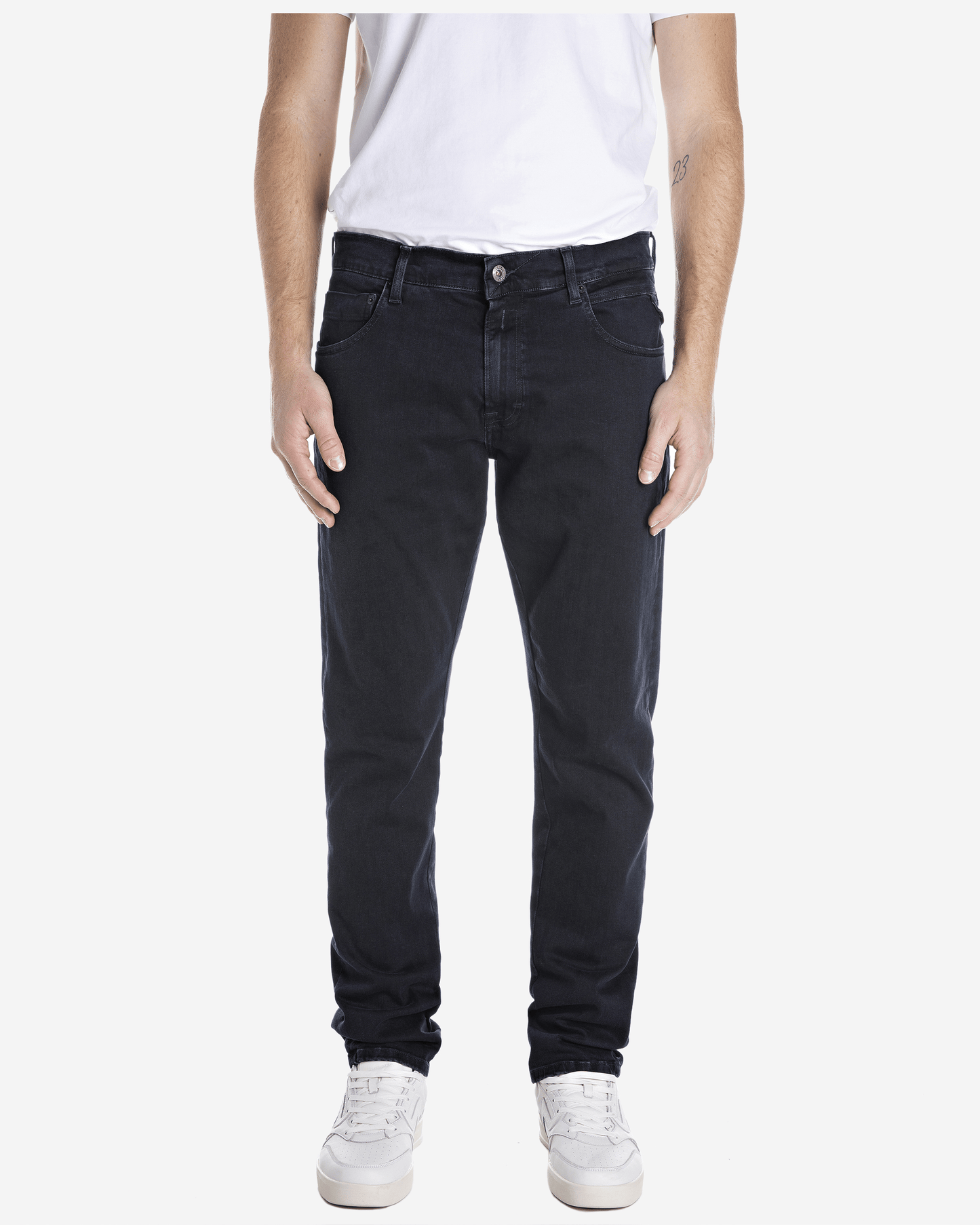 Replay Mickym Slim-Fit Jeans - Black
