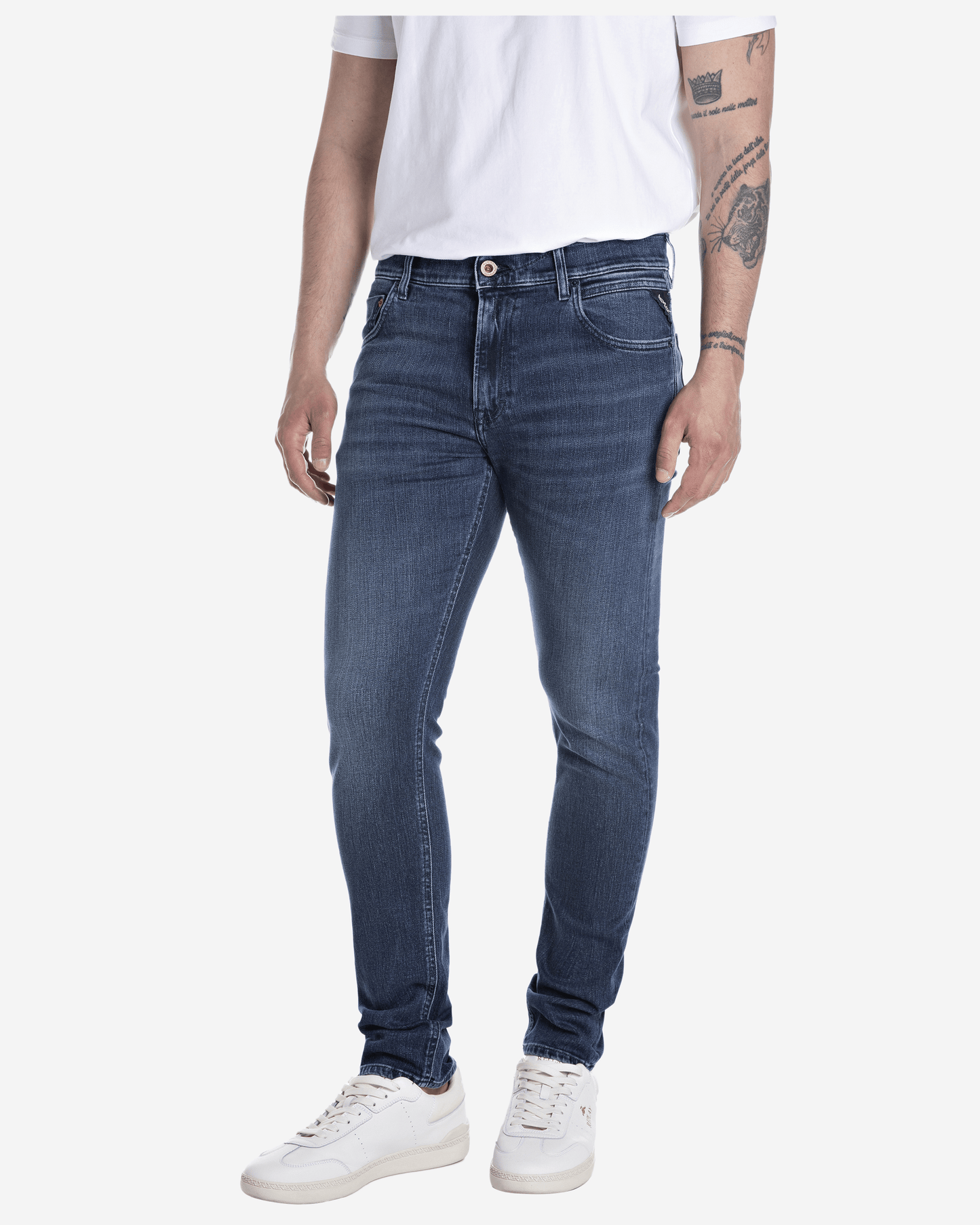 Replay Mickym Slim-Fit Jeans - Blue