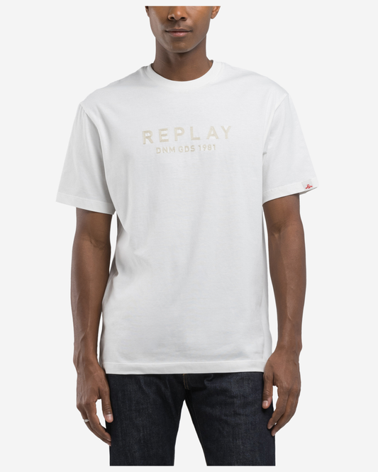 Replay Relaxed-Fit T-Shirt With Lettering