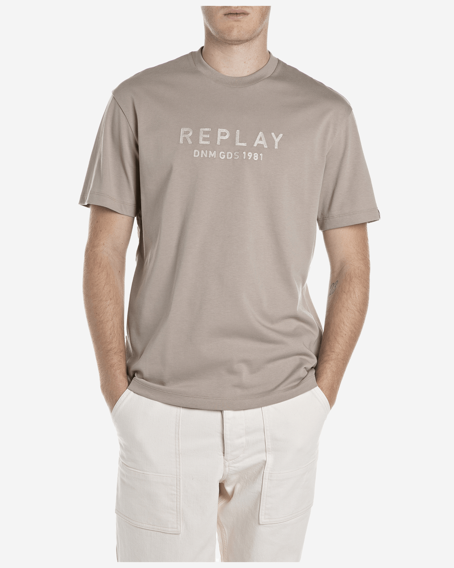 Replay Relaxed-Fit T-Shirt With Lettering