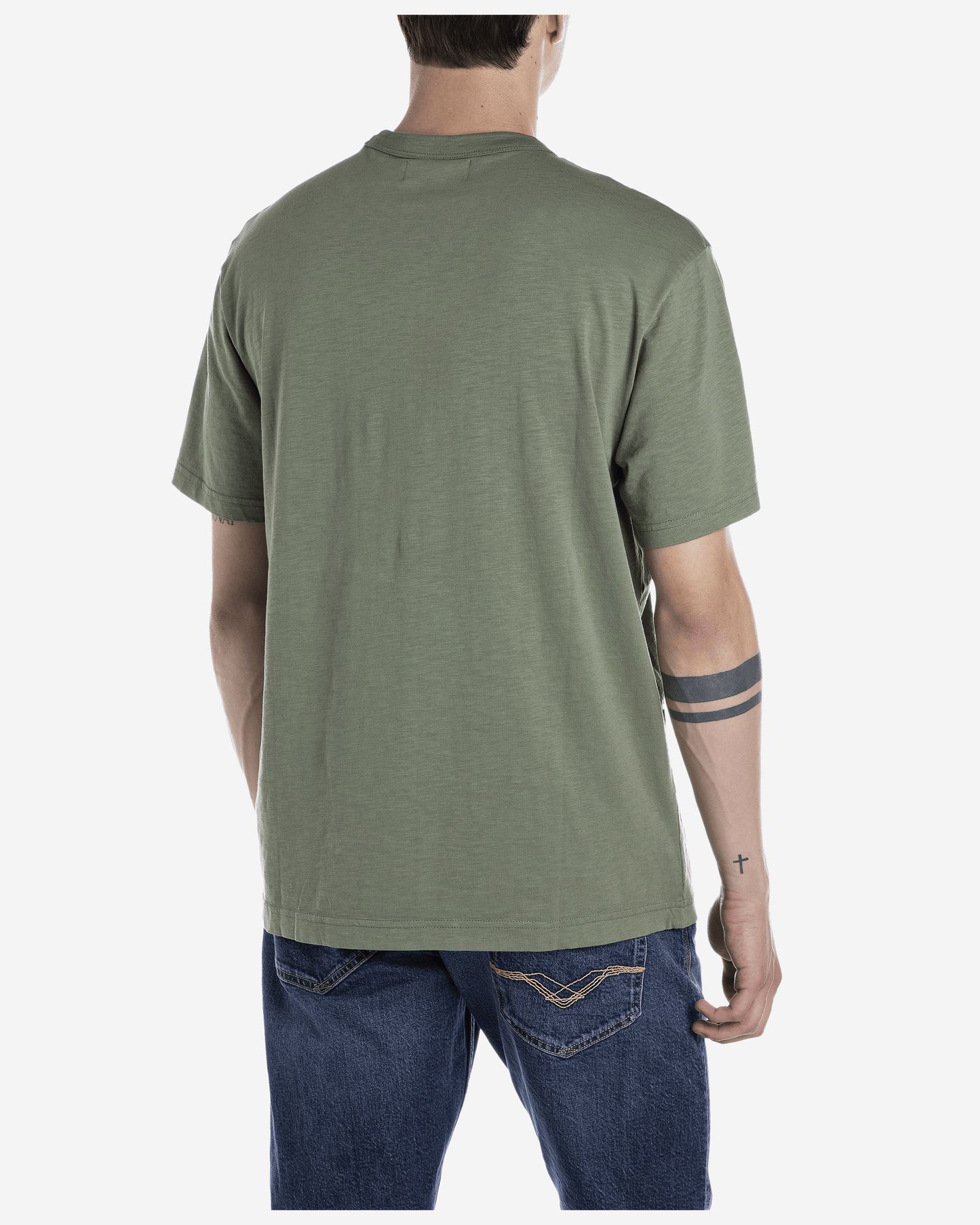 Replay SHOT JERSEY T-SHIRT WITH LETTERING