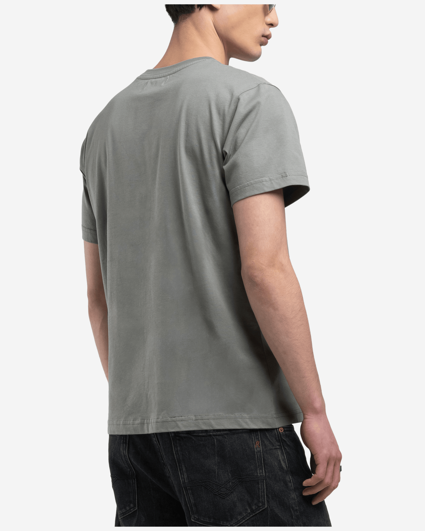 Replay Crew-Neck T-Shirt With Lettering Print