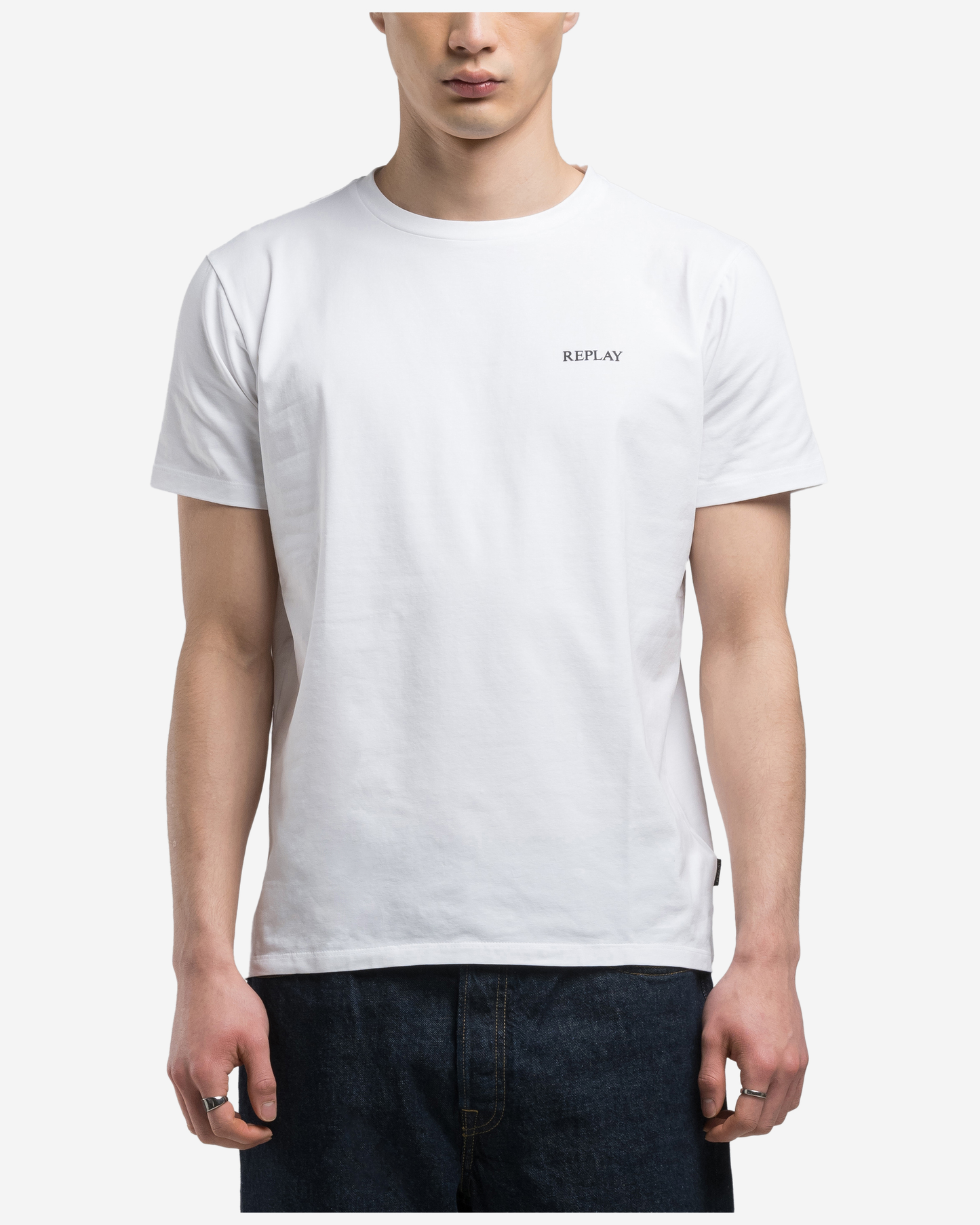 Replay Cotton T-Shirt With Lettering
