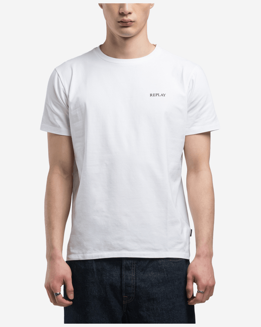 Replay Cotton T-Shirt With Lettering