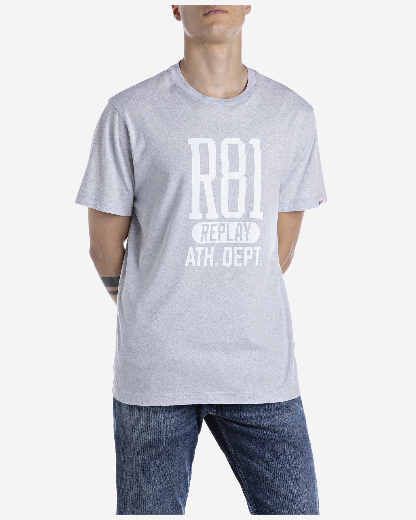 Replay Regular-Fit T-Shirt With Lettering Print