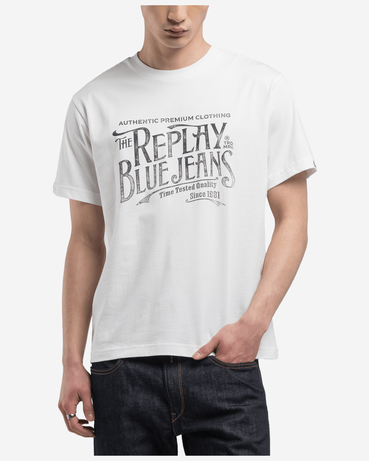 Replay Regular-Fit T-Shirt With Print