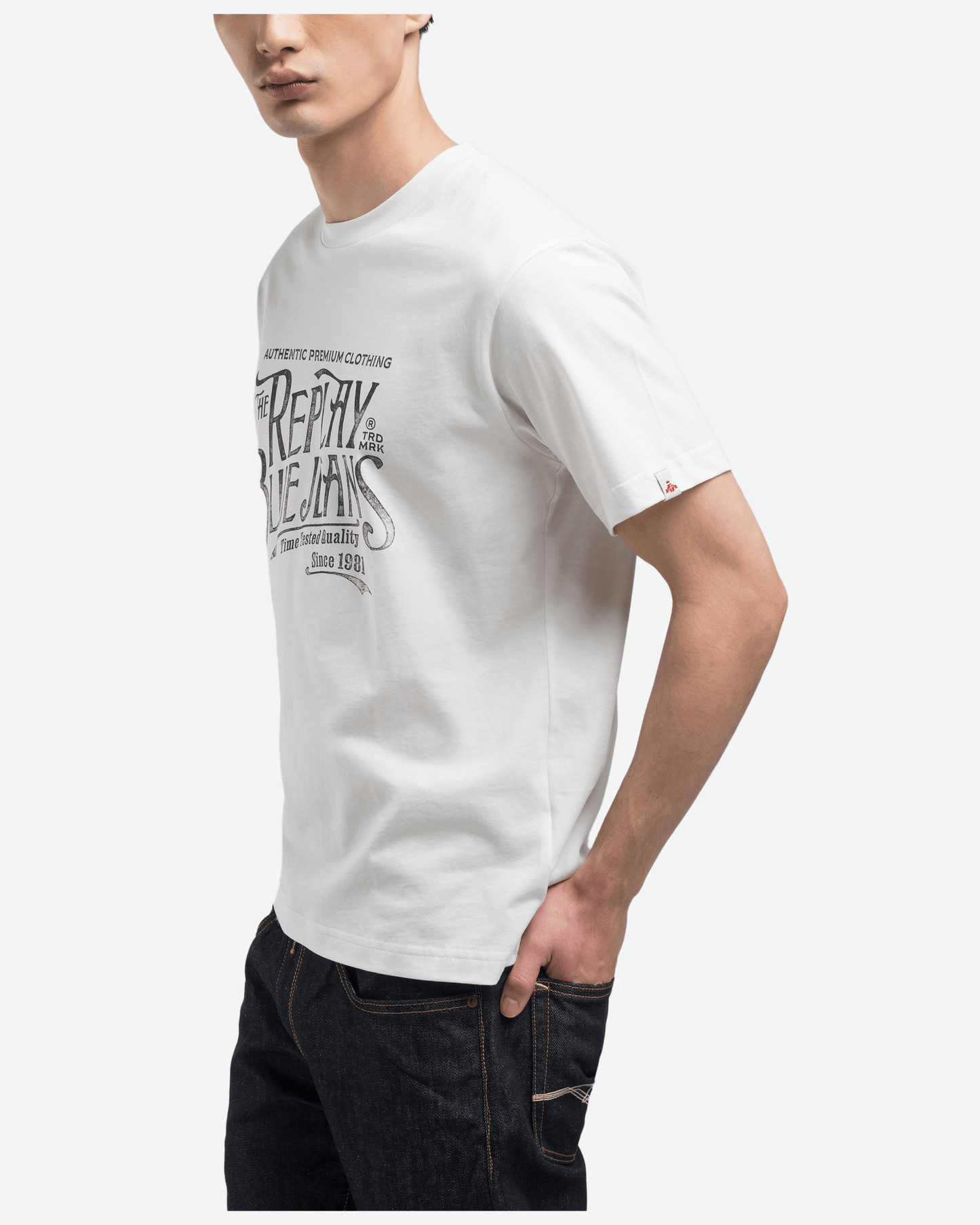 Replay Regular-Fit T-Shirt With Print
