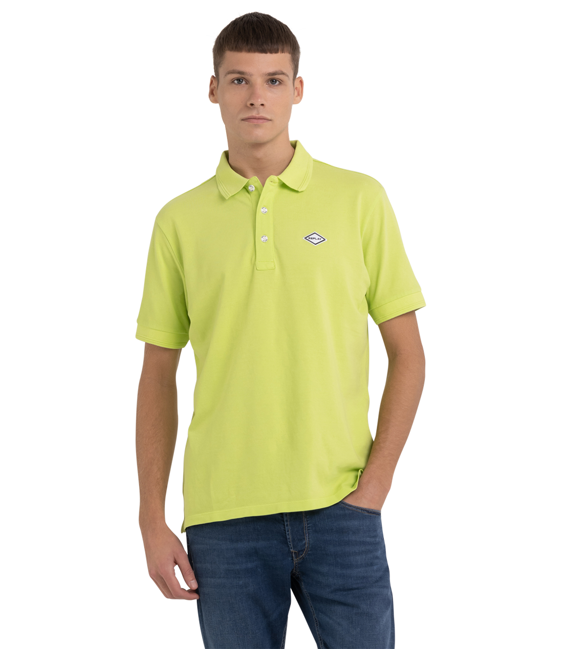 Piqué Polo Shirt With Print