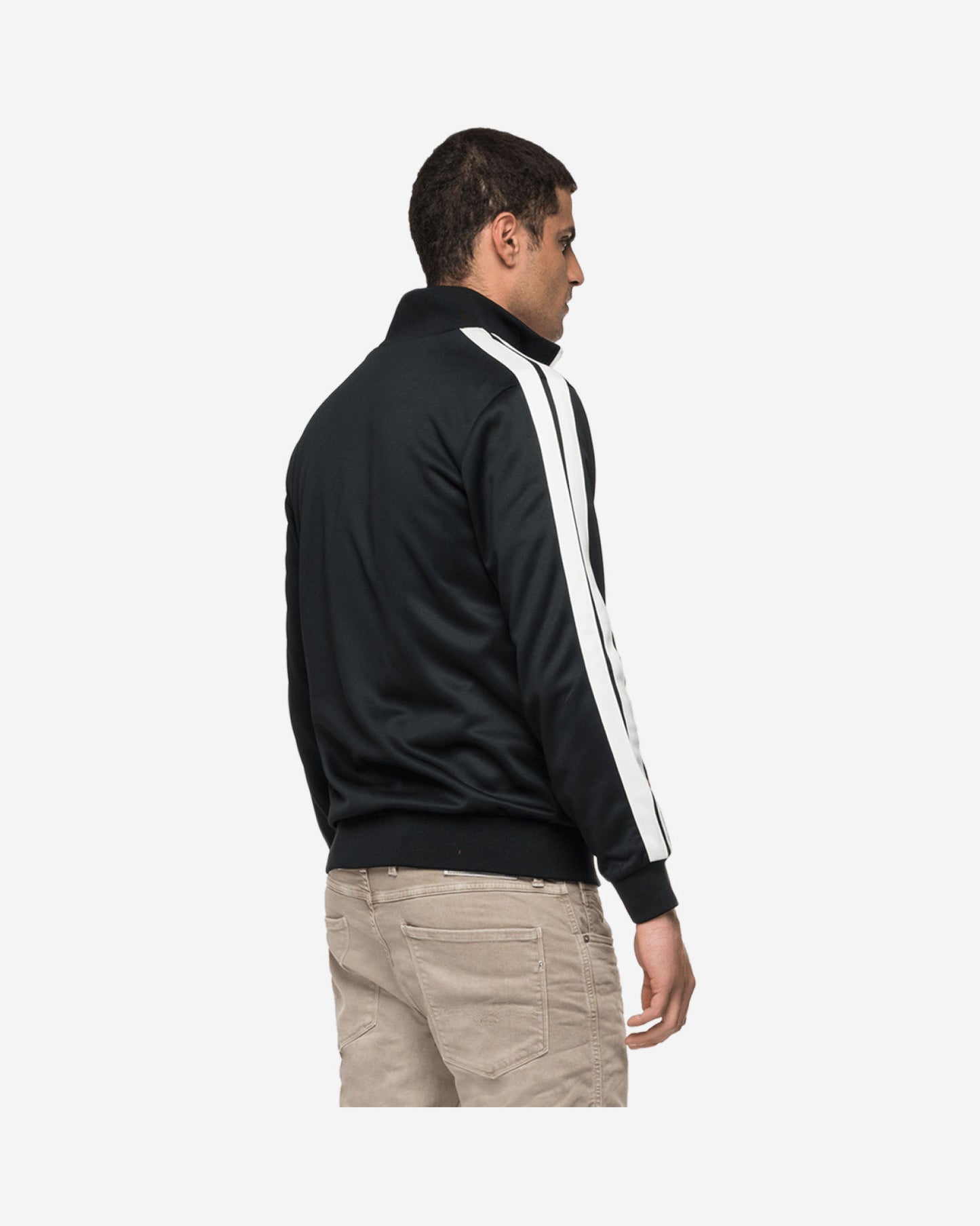 Turtleneck Full-Zipper Sweatshirt