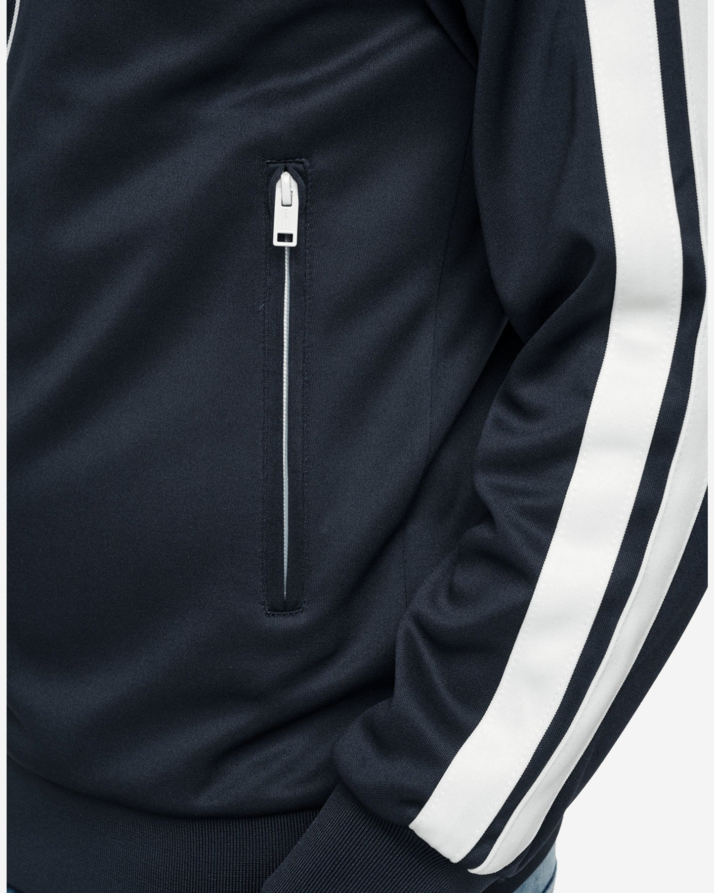 Turtleneck Full-Zipper Sweatshirt