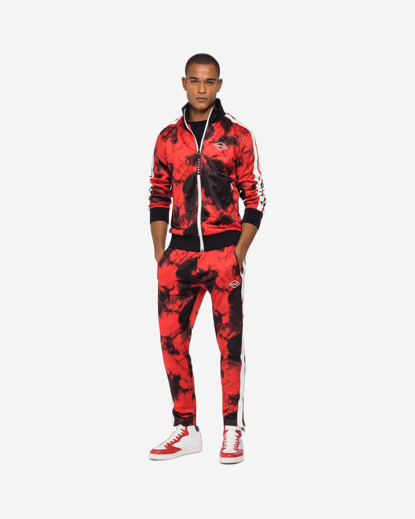 Turtleneck Sweatshirt With All-Over Print