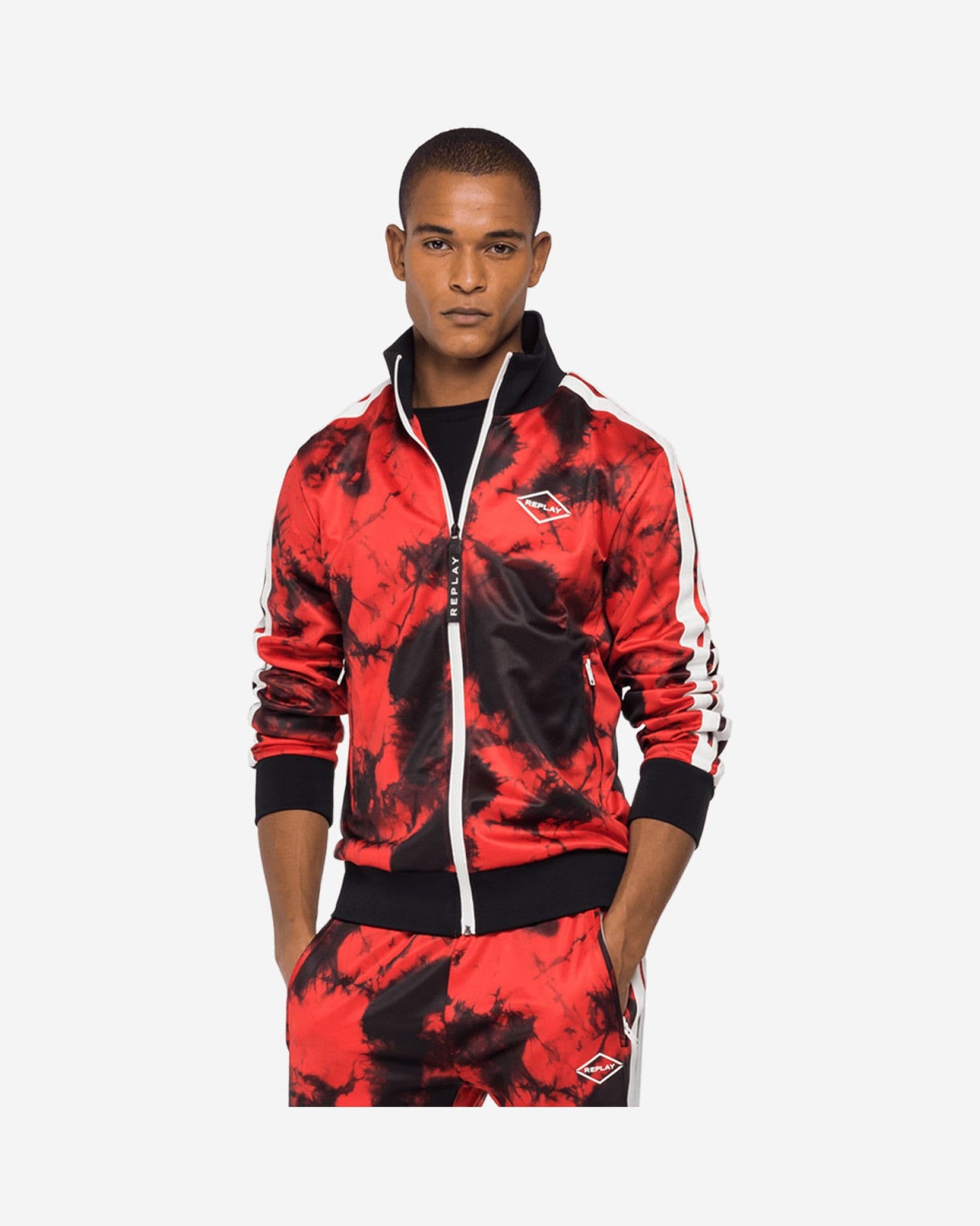 Turtleneck Sweatshirt With All-Over Print