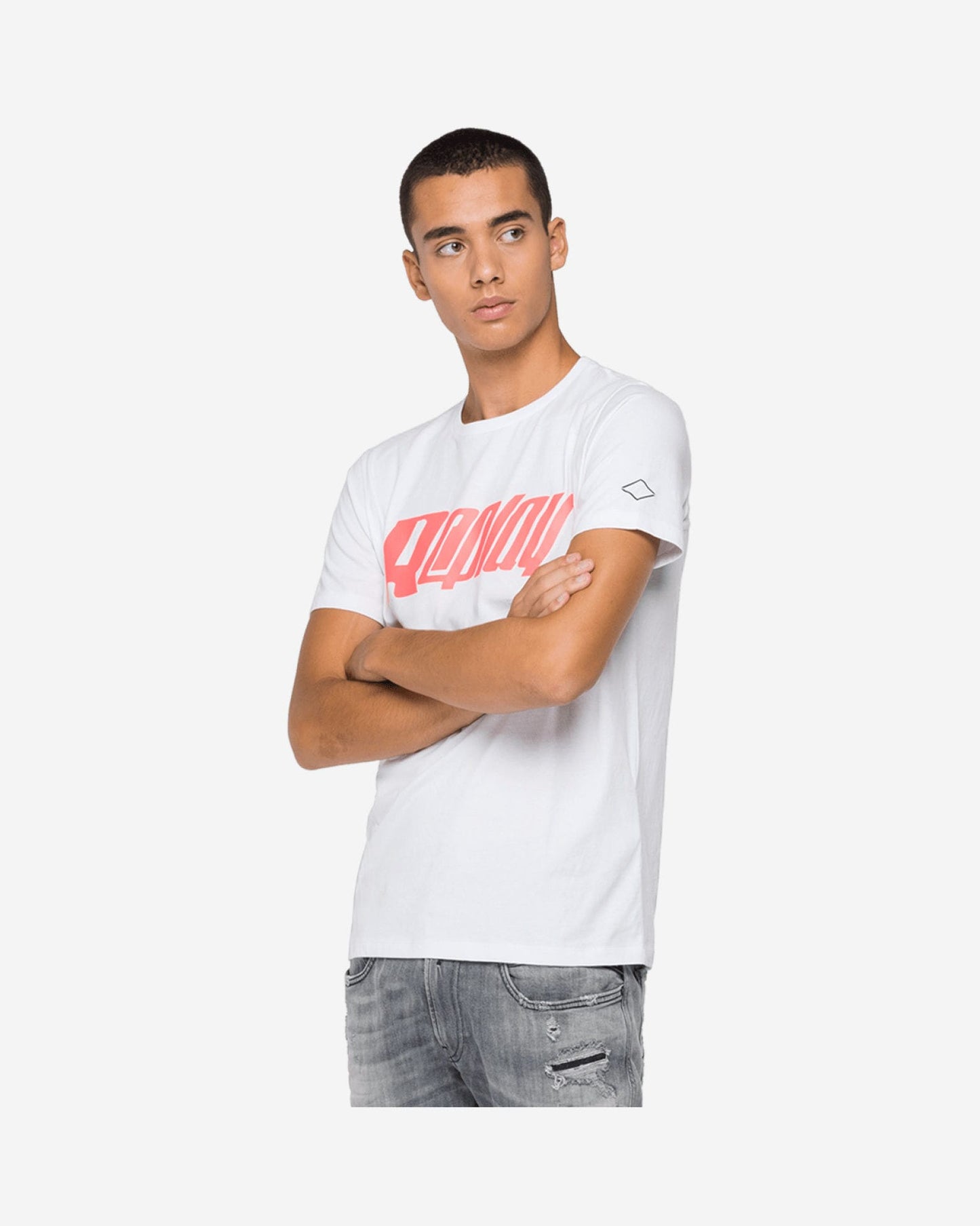 Replay Crewneck T-Shirt In Jersey