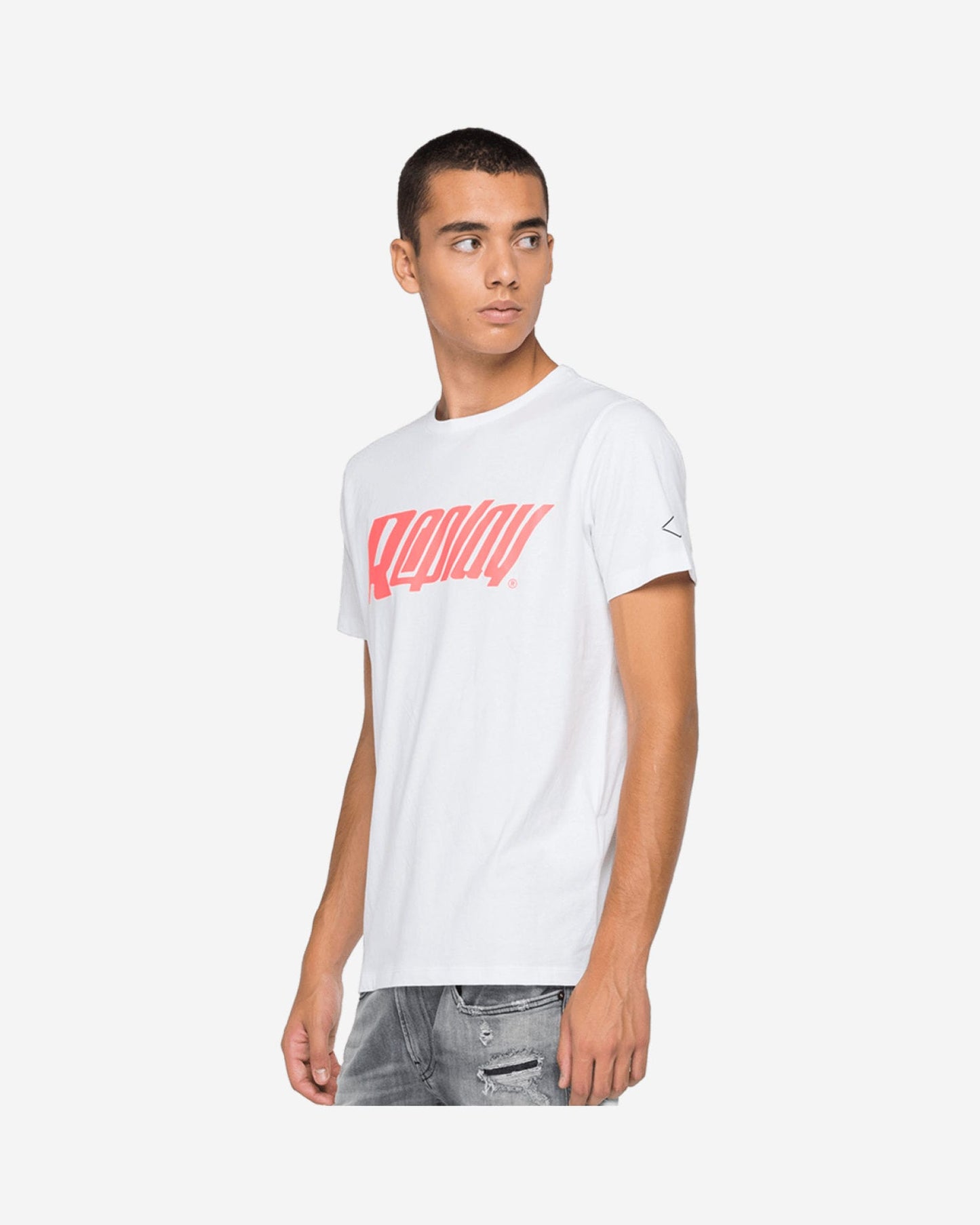 Replay Crewneck T-Shirt In Jersey