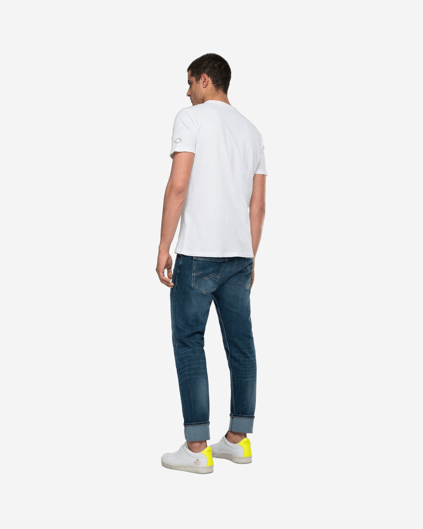 Crewneck T-Shirt In Cotton And Linen