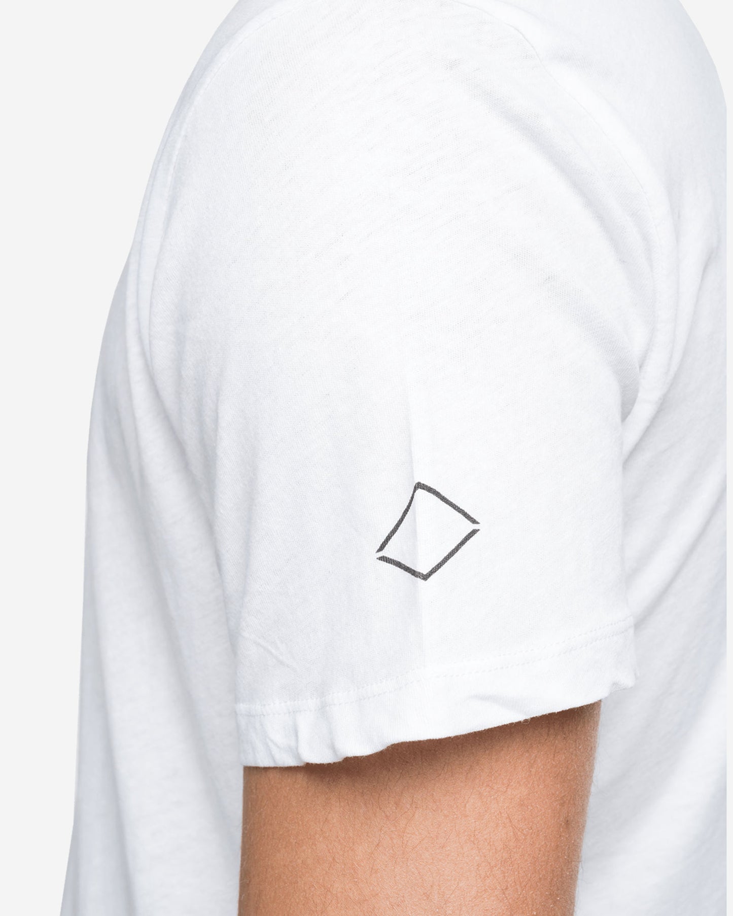 Crewneck T-Shirt In Cotton And Linen