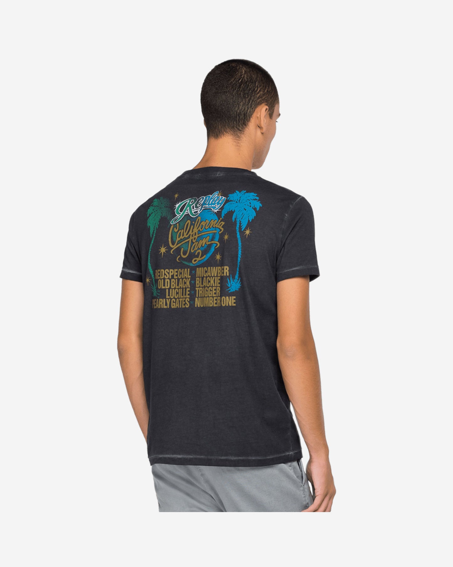 Replay California Jam Crewneck T-Shirt