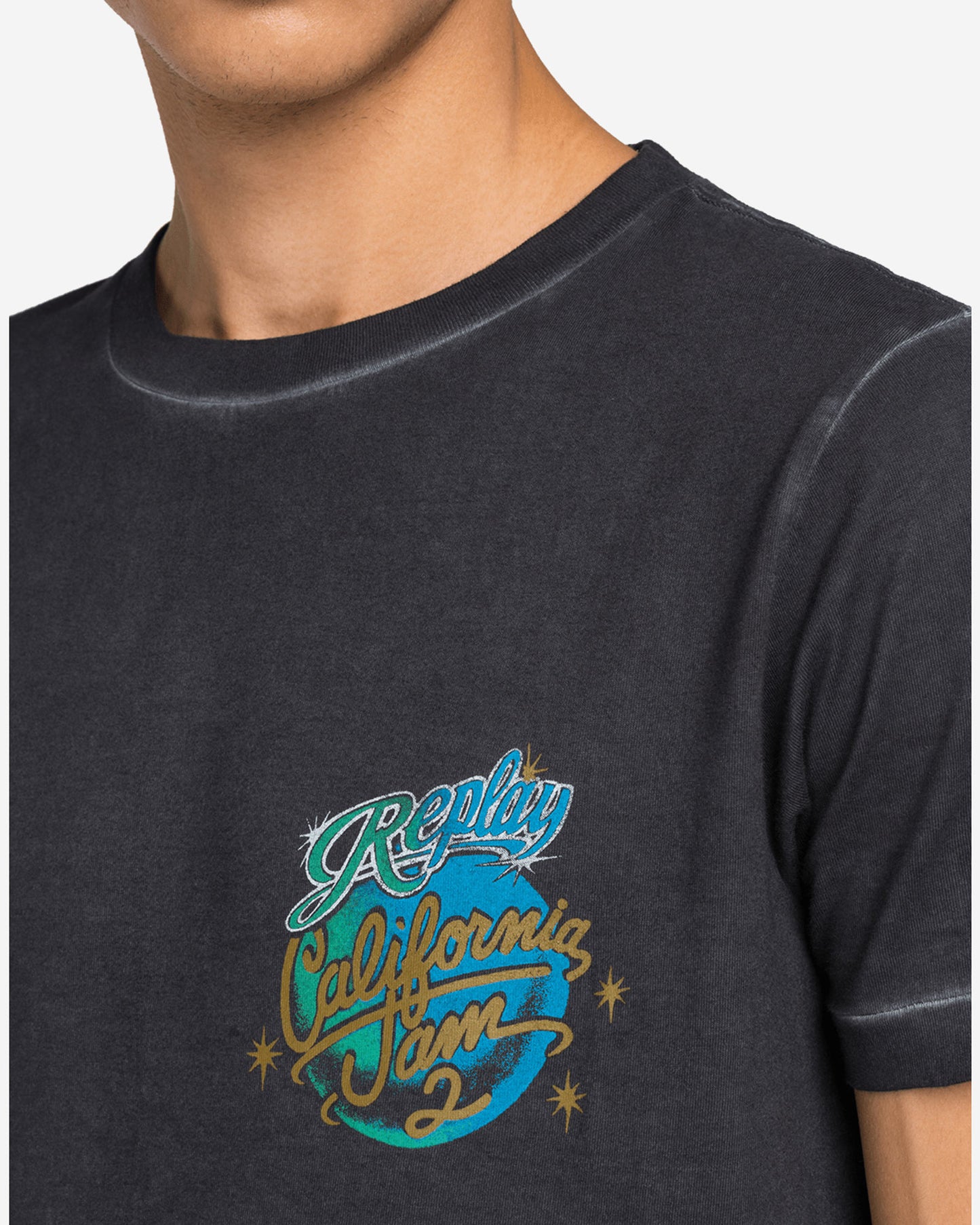Replay California Jam Crewneck T-Shirt