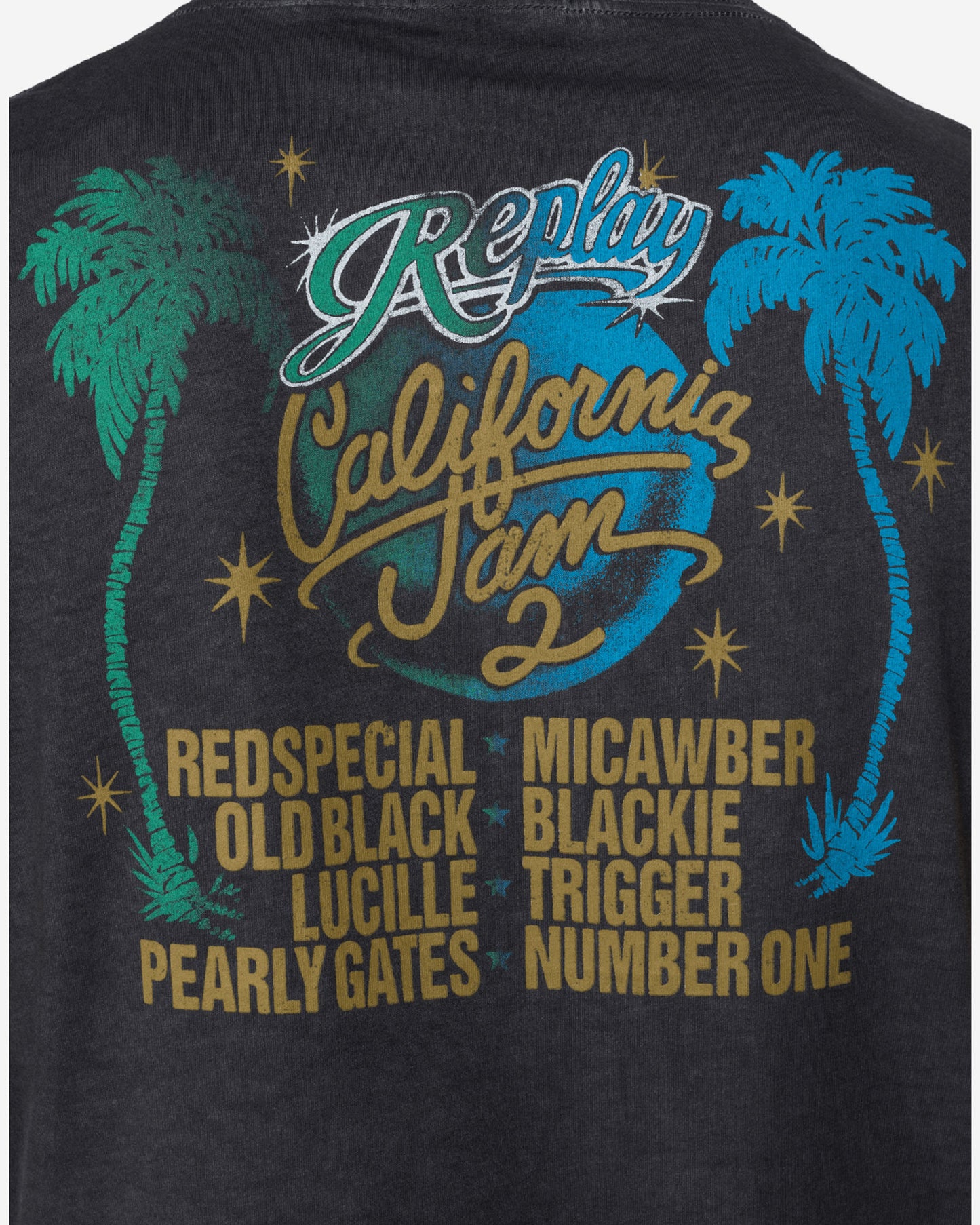 Replay California Jam Crewneck T-Shirt