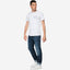 Crewneck Replay T-Shirt With Abrasions