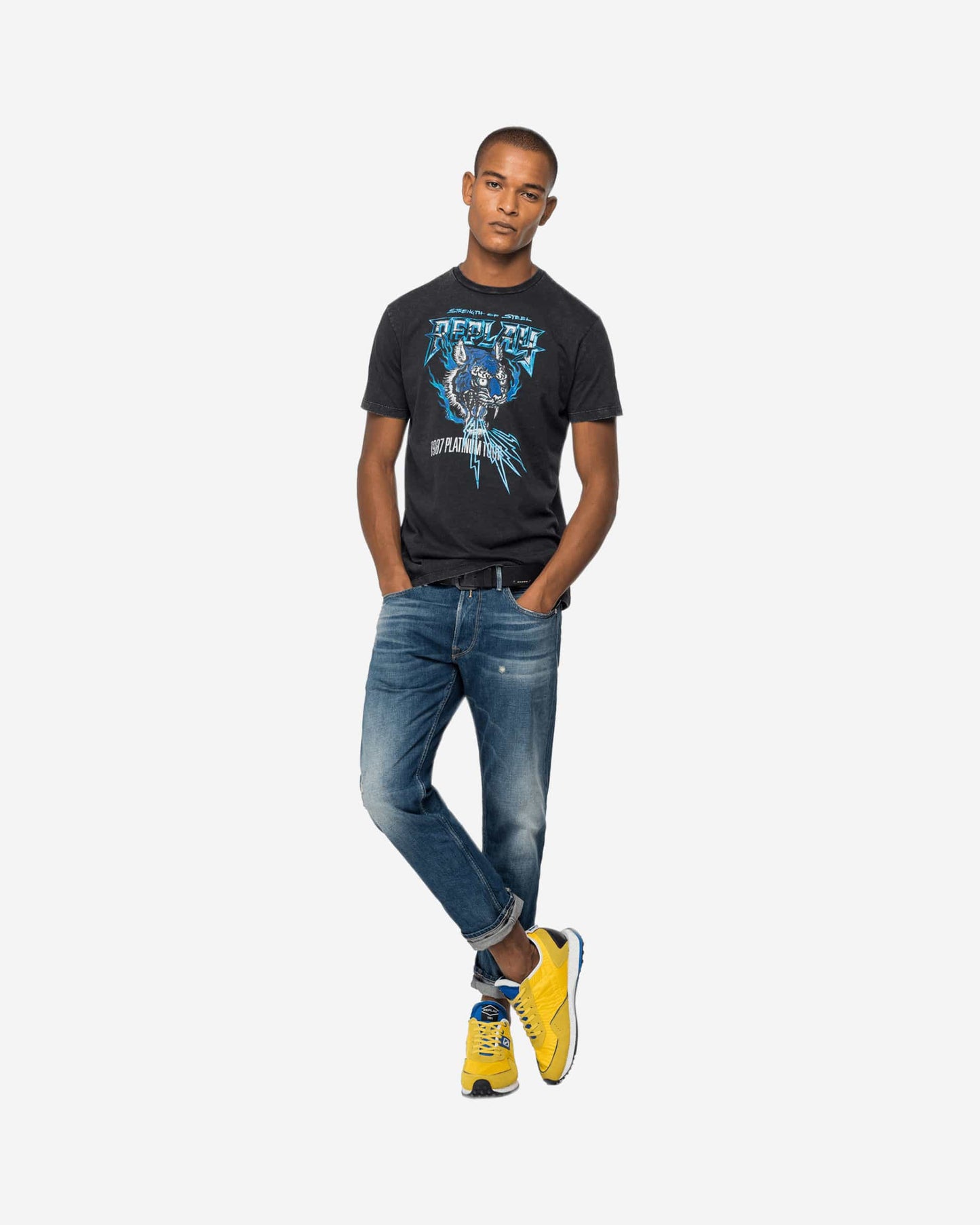1987 Platinum Tour Print Crewneck T-Shirt