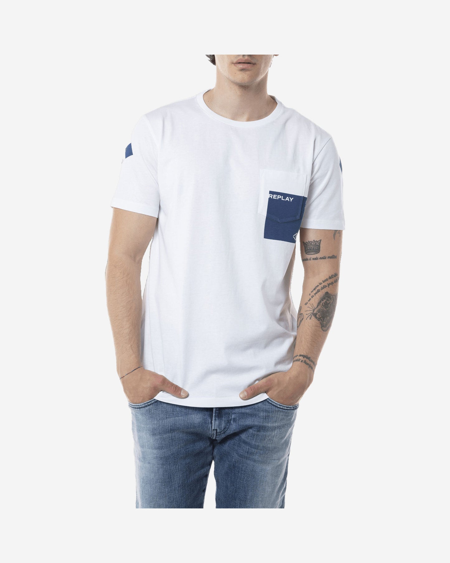 Replay T Shirt Basic Jersey