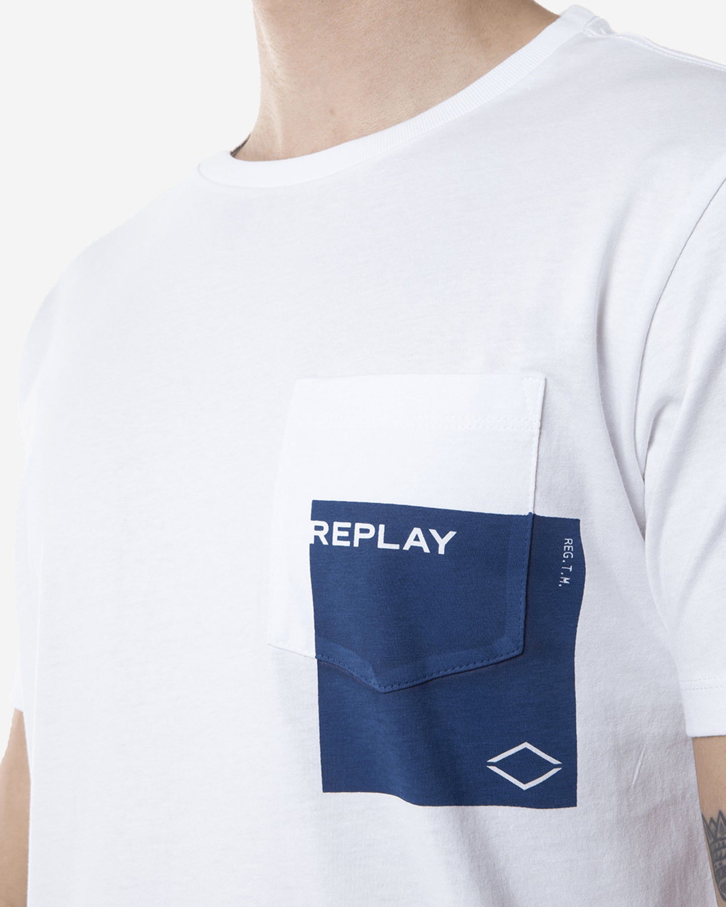 Replay T Shirt Basic Jersey