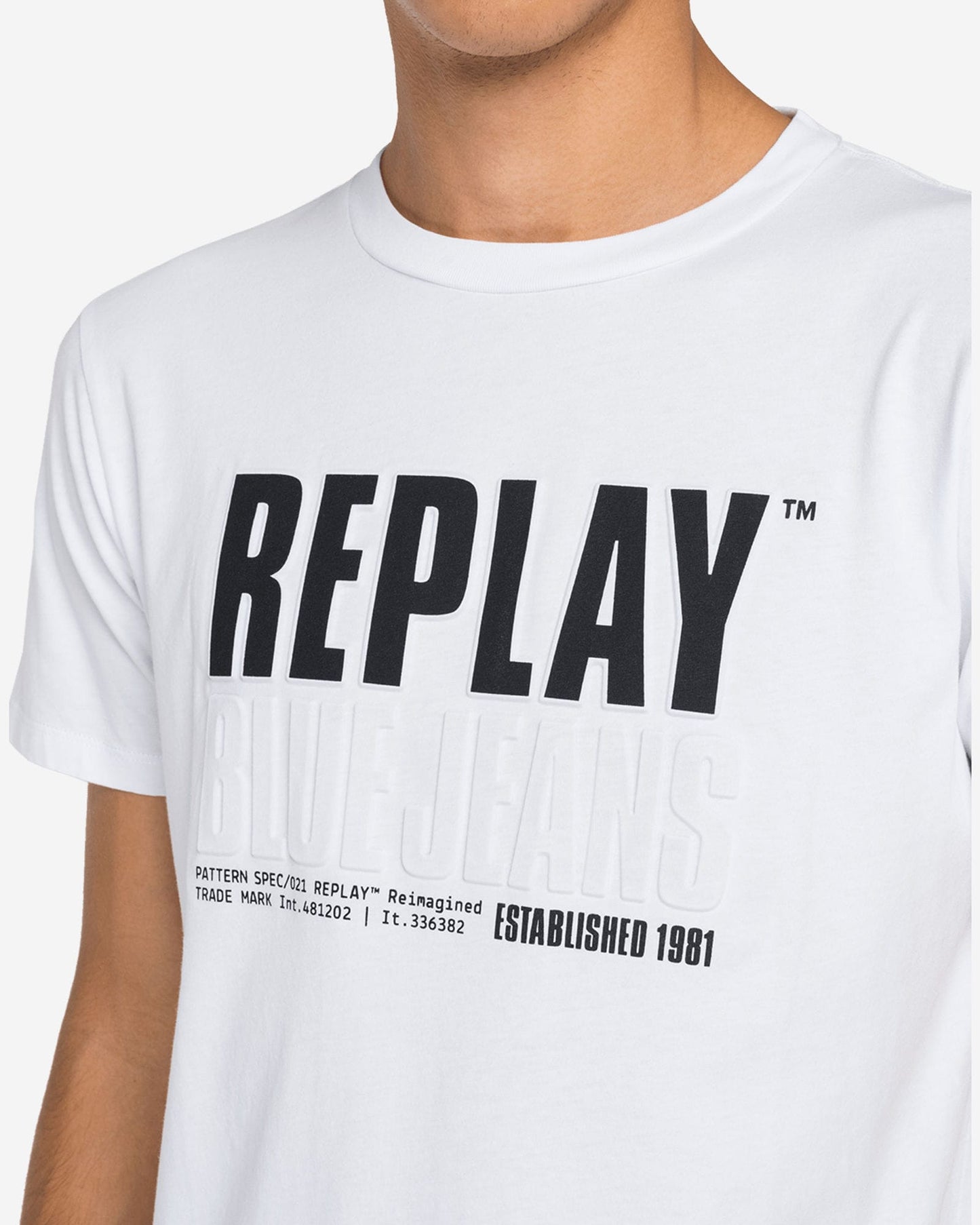 Replay Blue Jeans Established 1981 Print T-Shirt