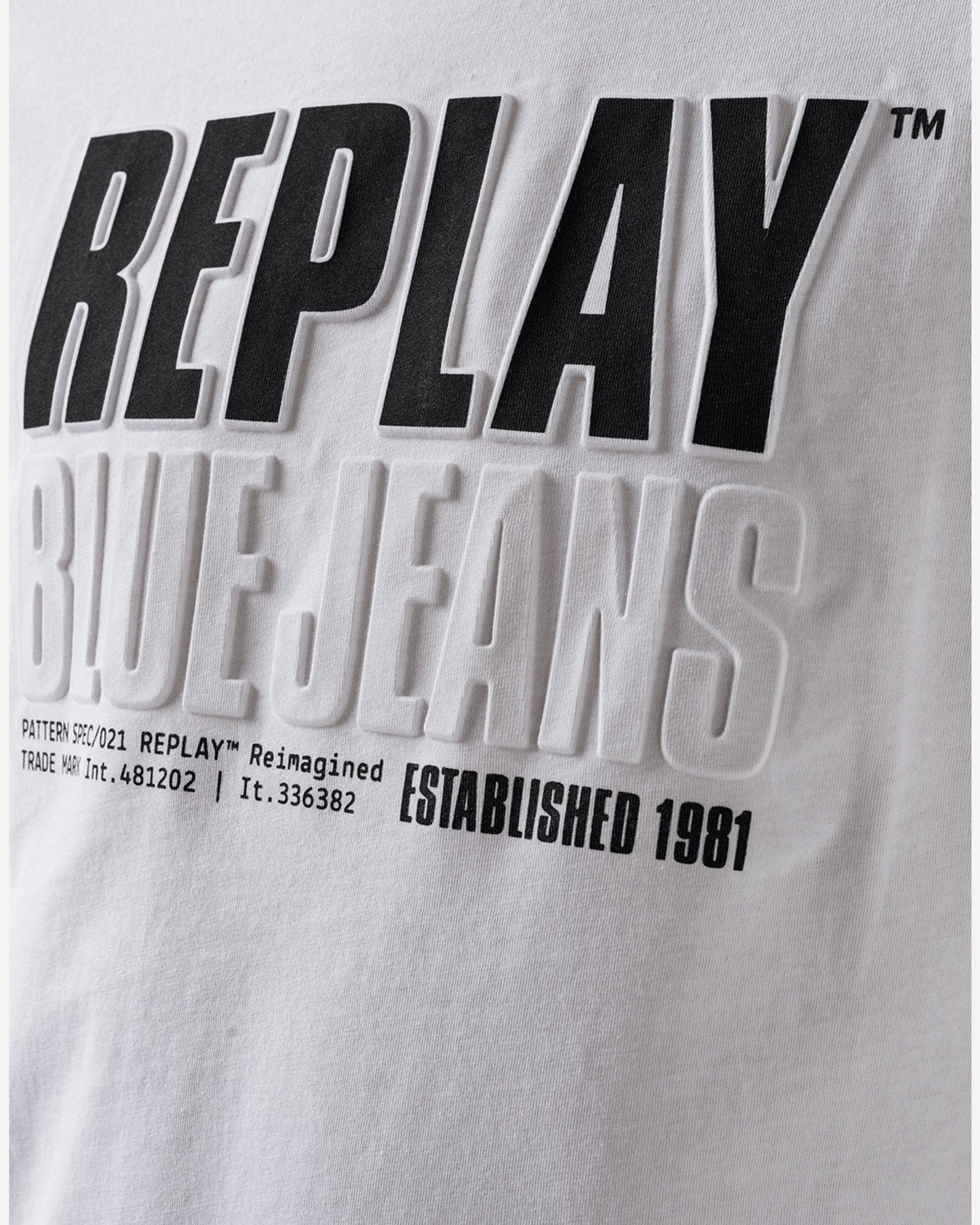 Replay Blue Jeans Established 1981 Print T-Shirt