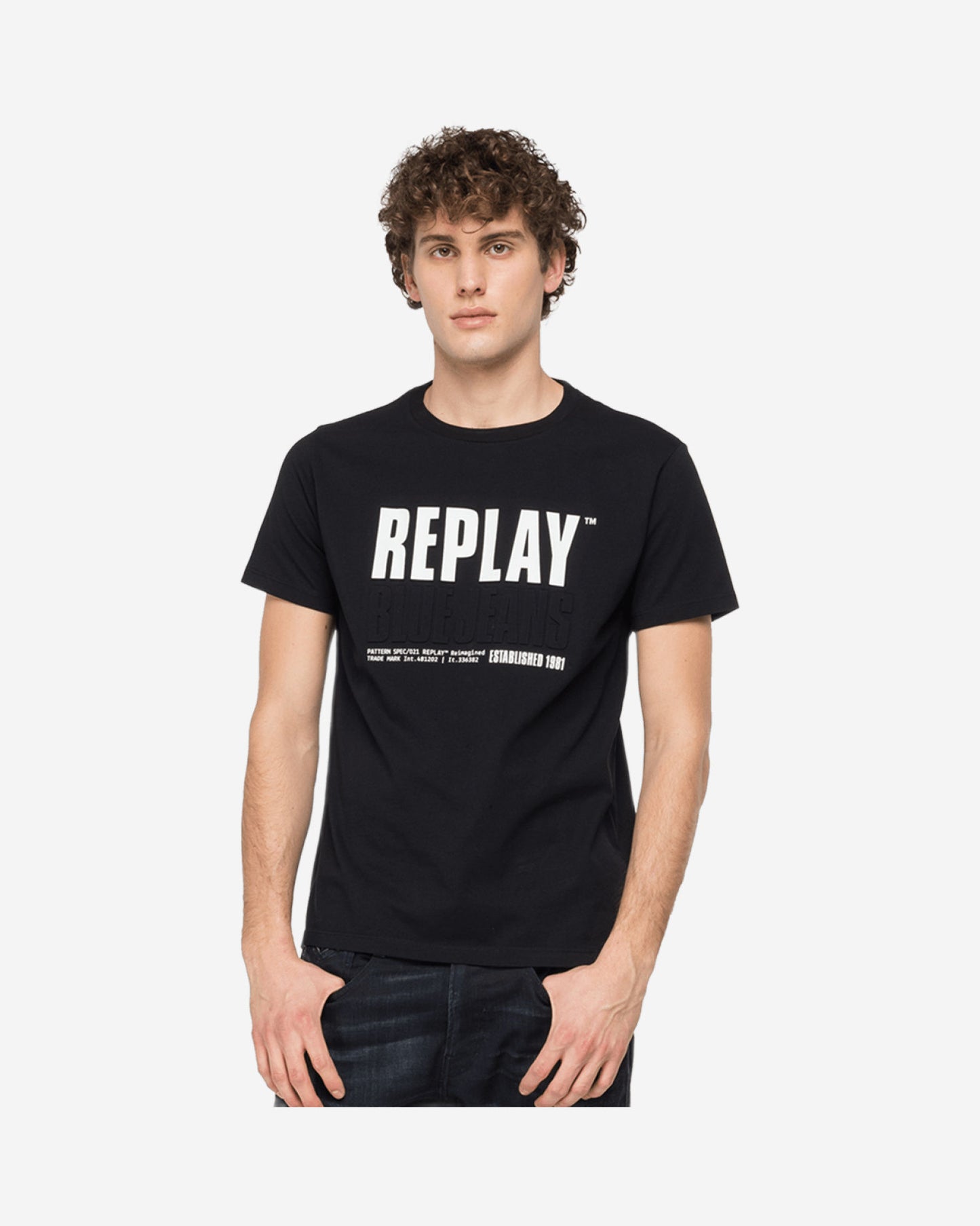 Replay Blue Jeans Established 1981 Print T-Shirt
