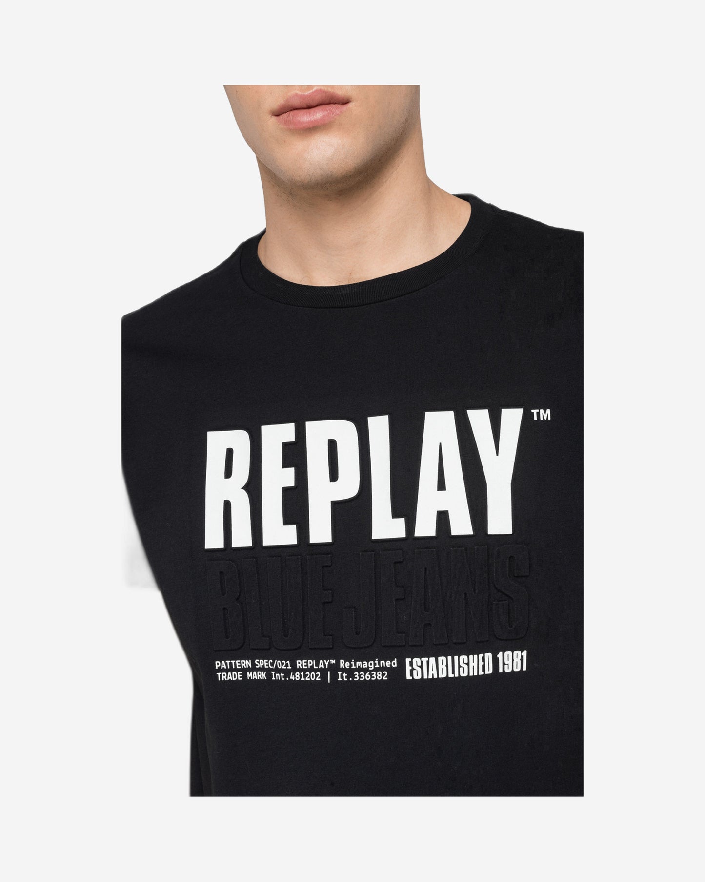 Replay Blue Jeans Established 1981 Print T-Shirt