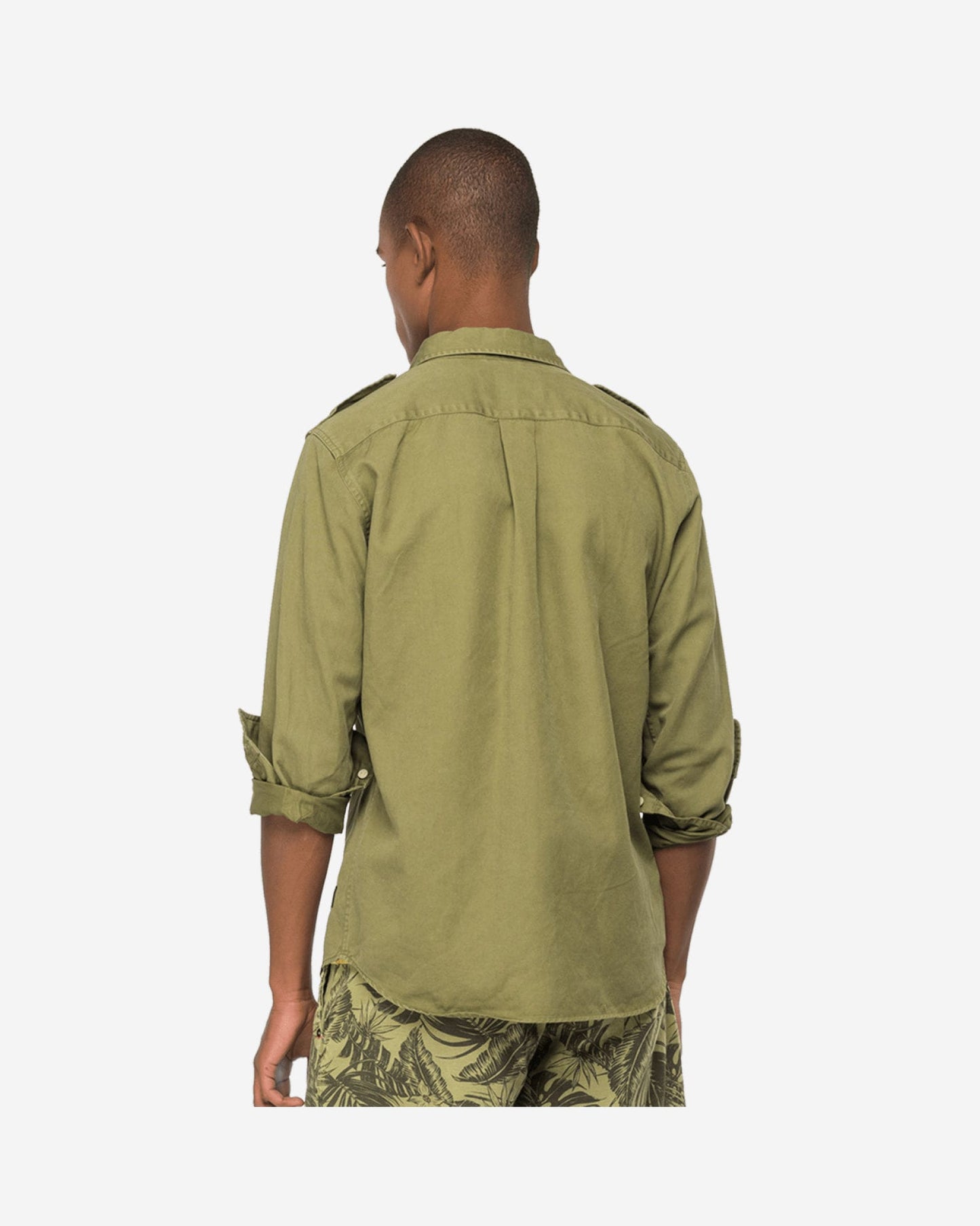 Replay Shirt In Cotton And Linen