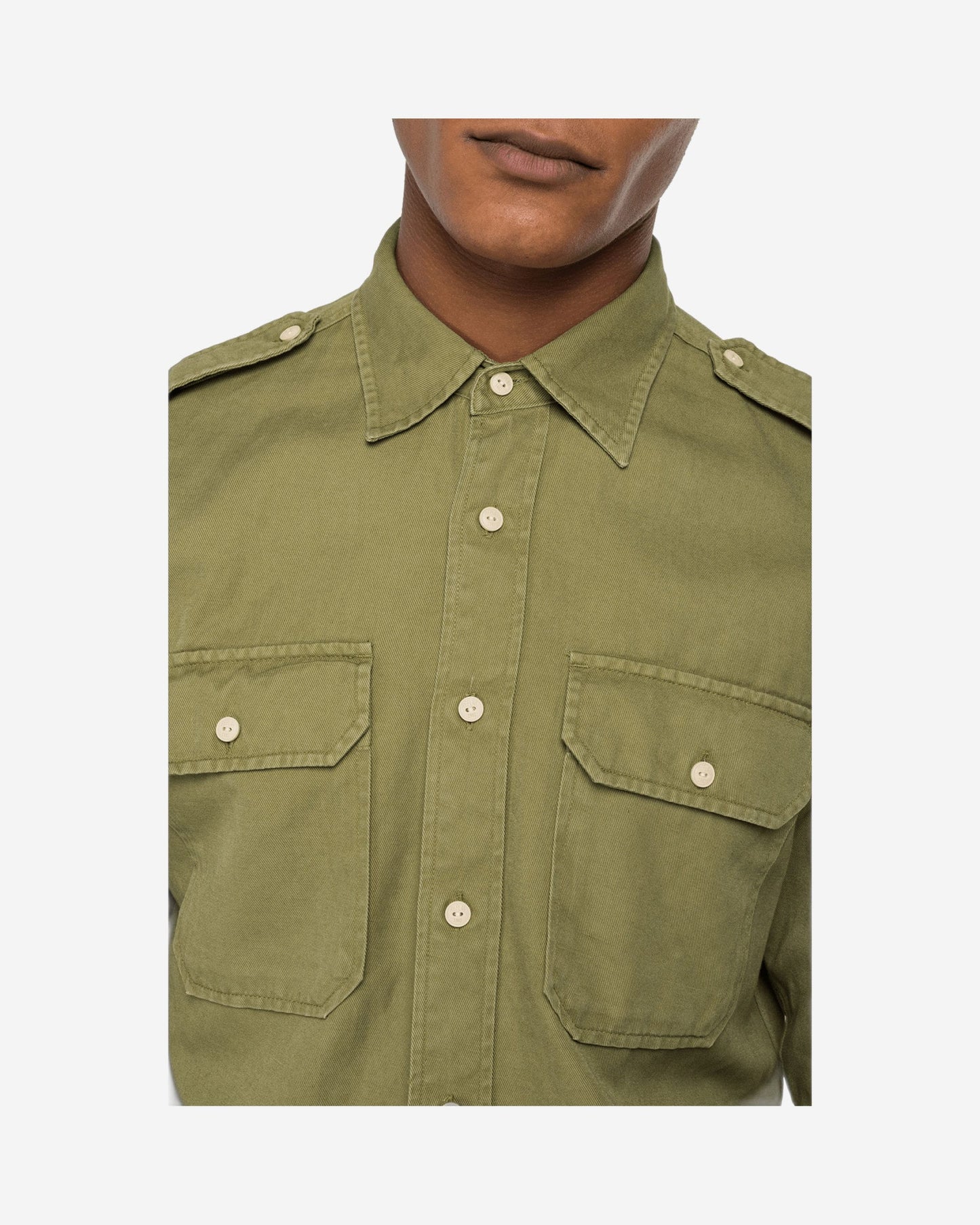 Replay Shirt In Cotton And Linen