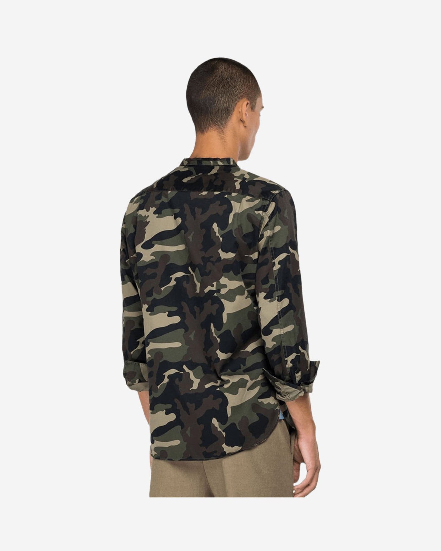 Replay Shirt In Camouflage Twill