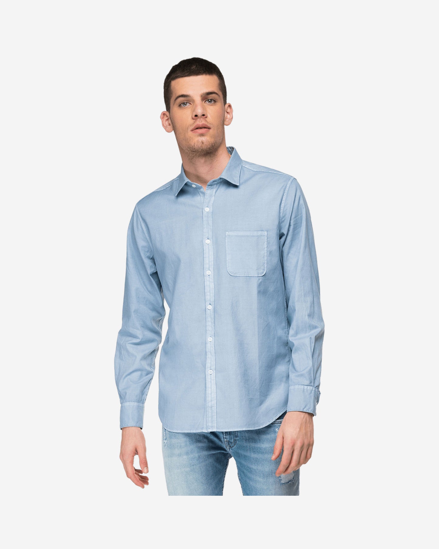 Cotton Shirt With Pocket