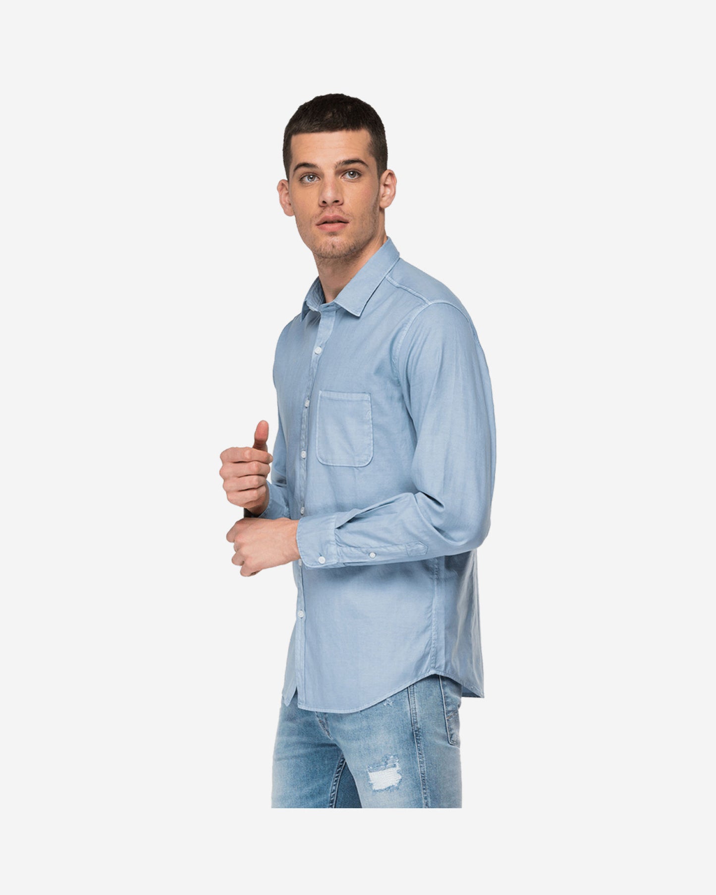 Cotton Shirt With Pocket
