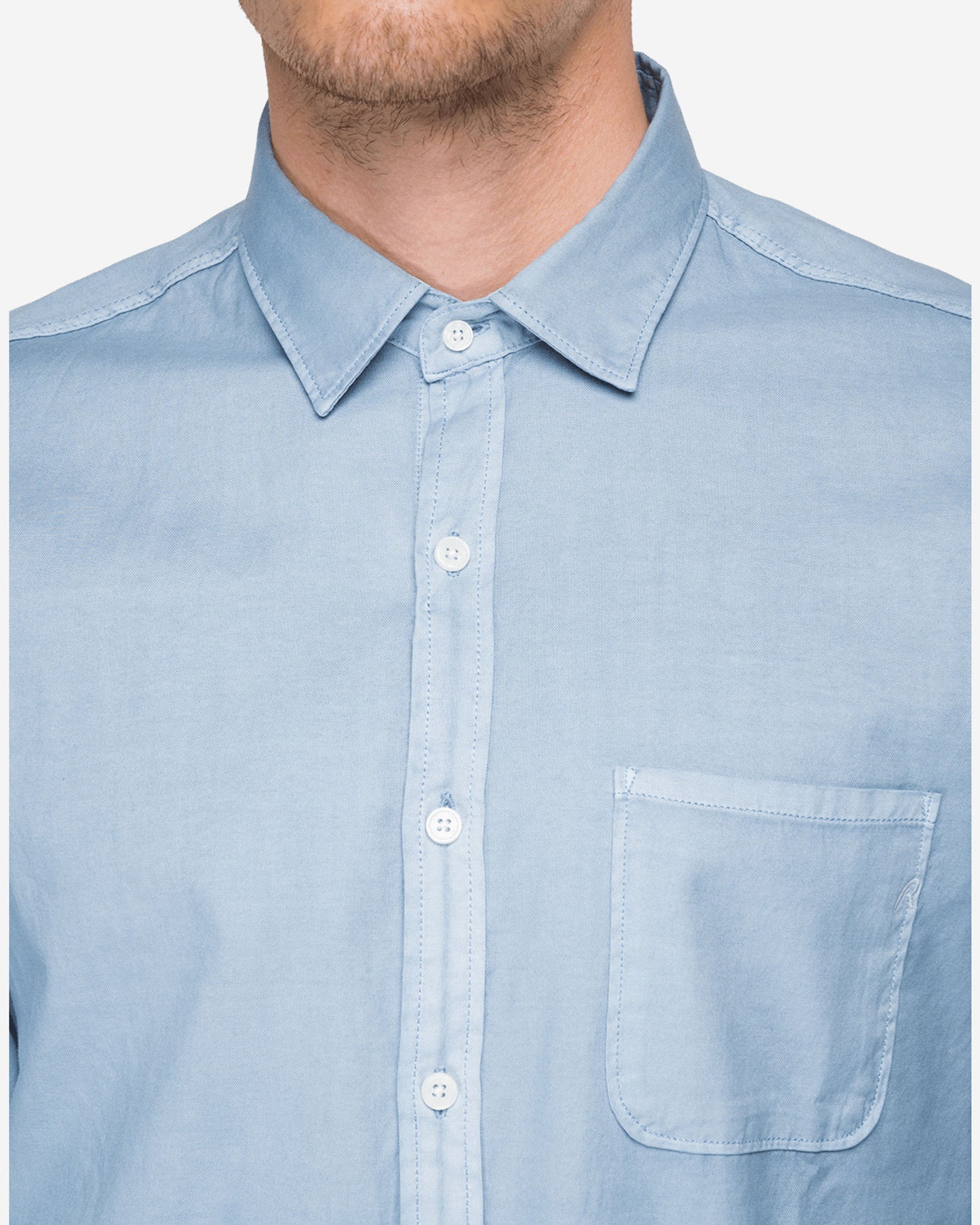 Cotton Shirt With Pocket