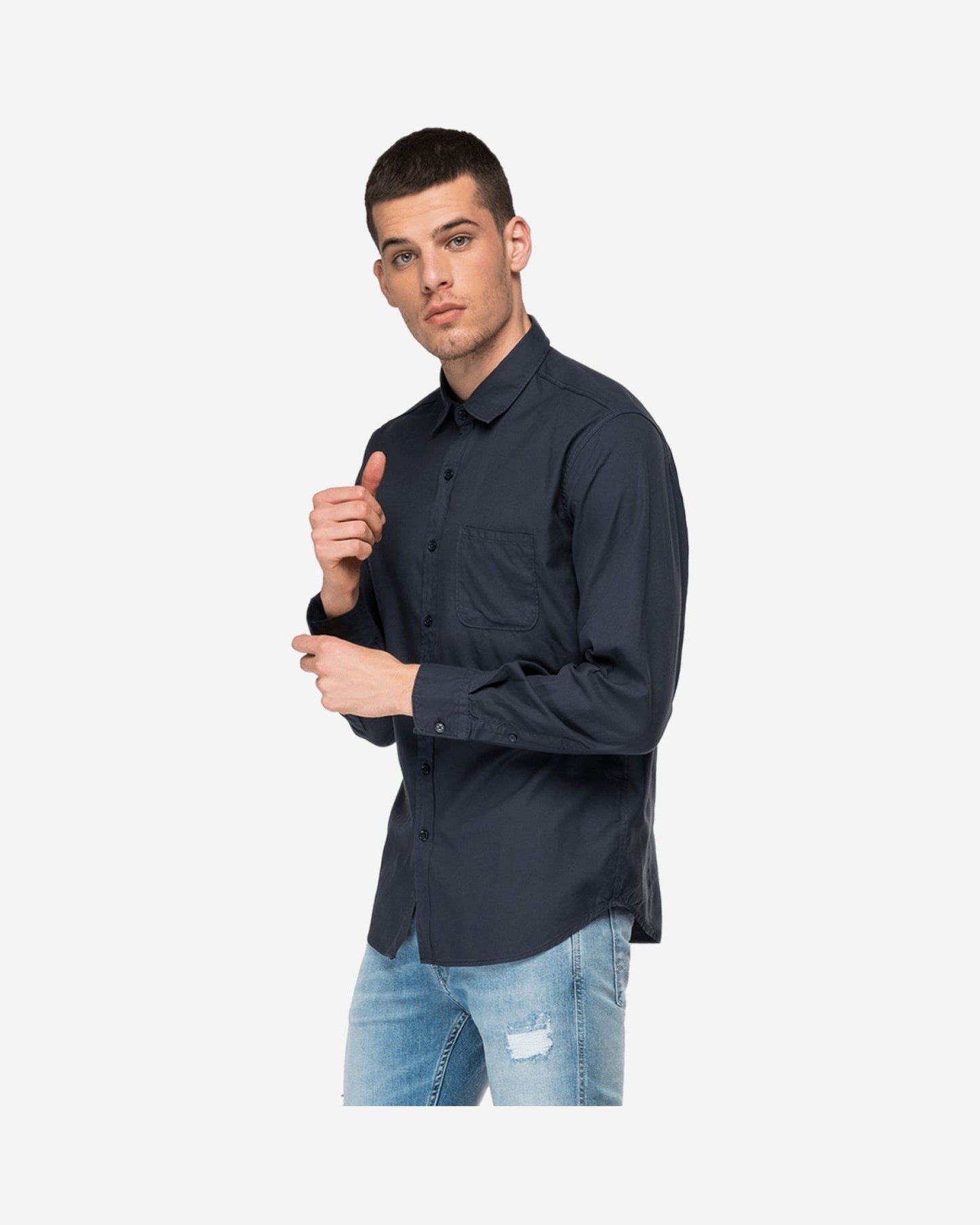 Cotton Shirt With Pocket
