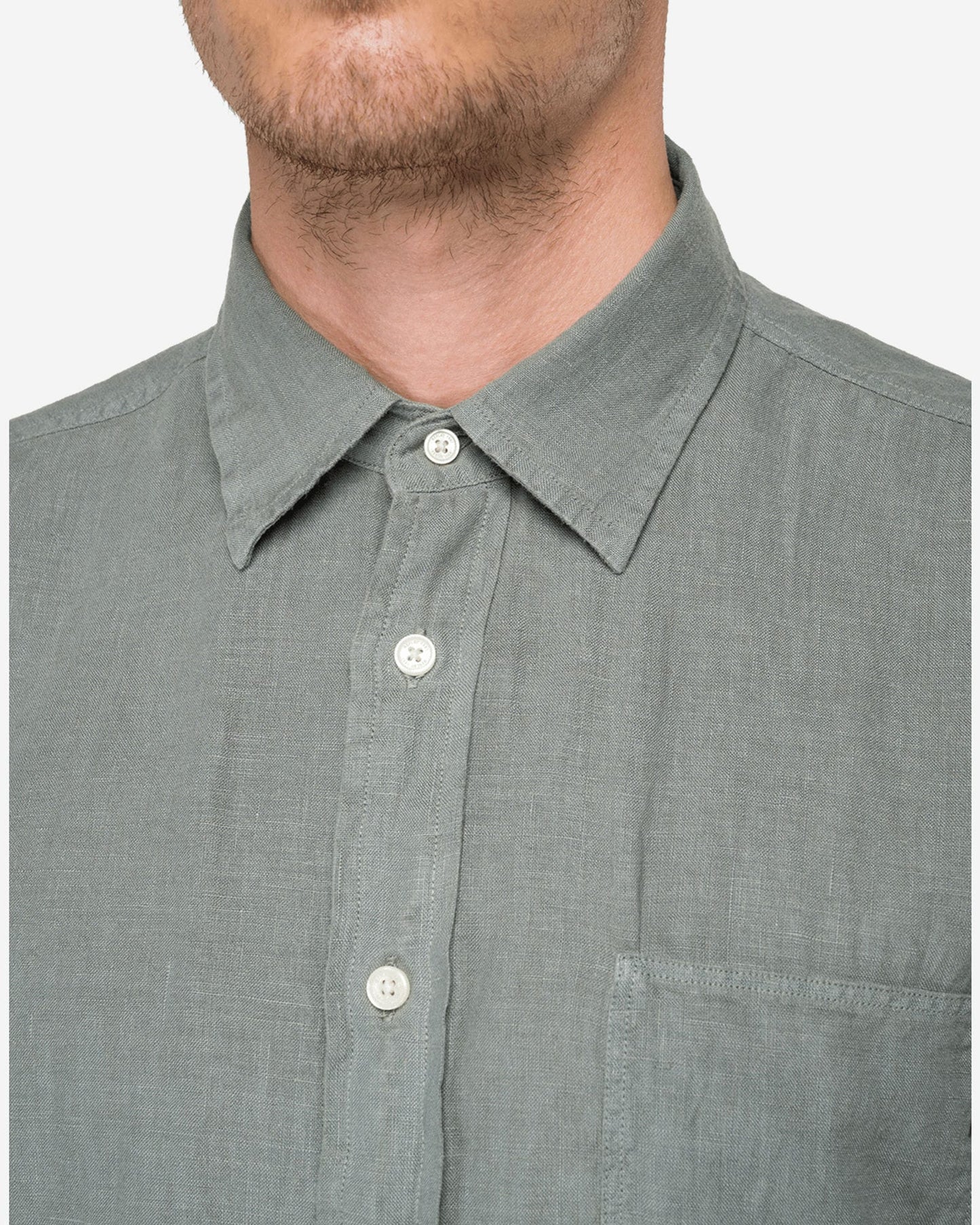 Short-Sleeved Shirt With Foliage Print
