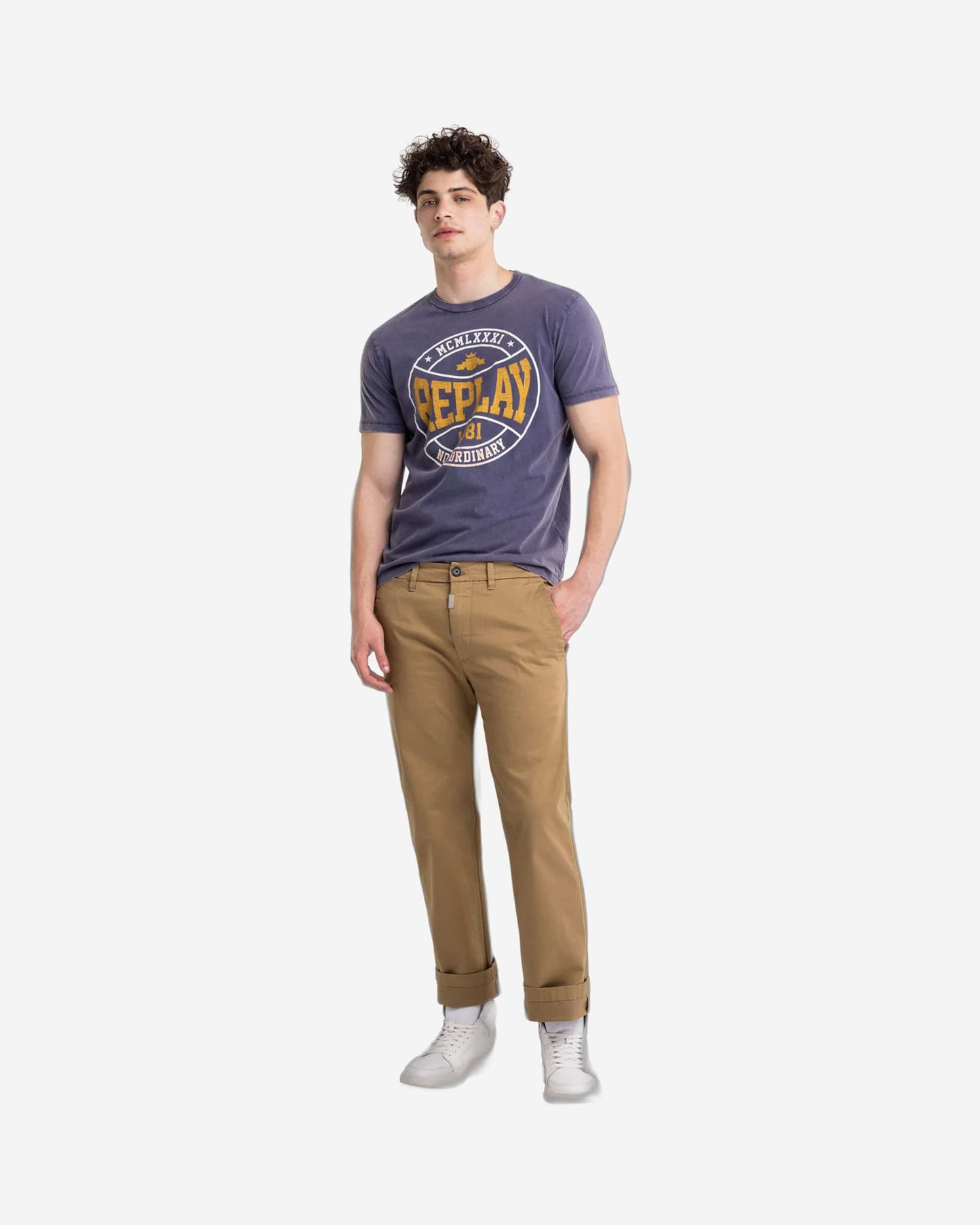 Jersey T-Shirt With College Print