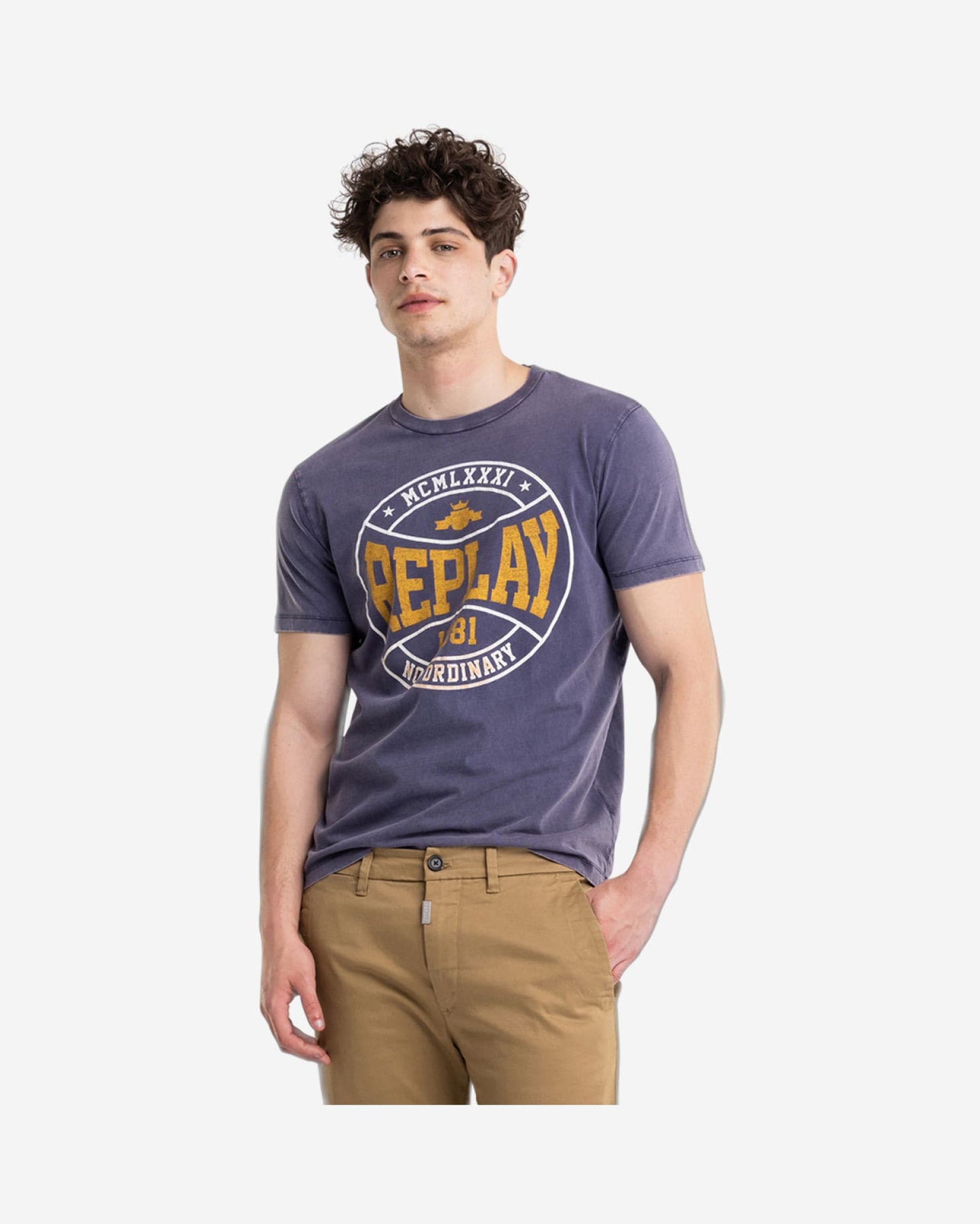Jersey T-Shirt With College Print